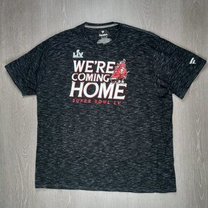 Fanatics Tampa Bay Buccaneers Super Bowl Champions Short Sleeve Shirt Men's 2XL